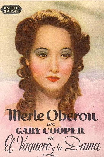 Cartel de El vaquero y la dama