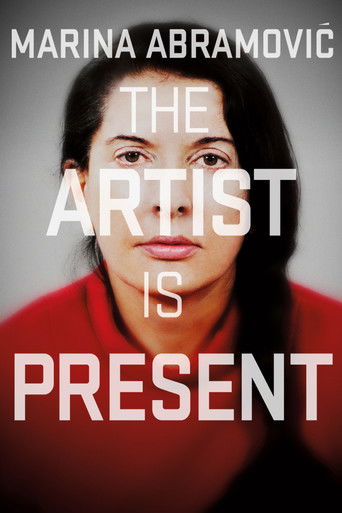 Cartel de Marina Abramovic: La artista está presente