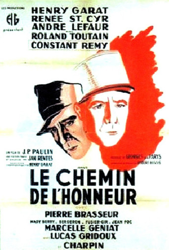 Cartel de Le Chemin de l'honneur
