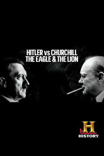 Cartel de Hitler vs Churchill: The Eagle and the Lion