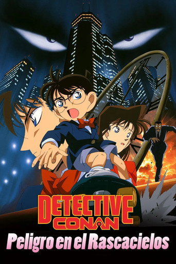 Cartel de Detective Conan: Peligro en el rascacielos