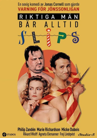 Cartel de Riktiga män bär alltid slips