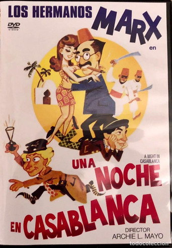Cartel de Una noche en Casablanca