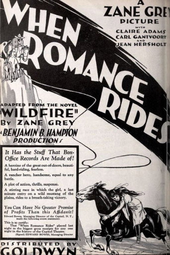 Cartel de When Romance Rides