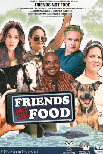 Cartel de Friends Not Food