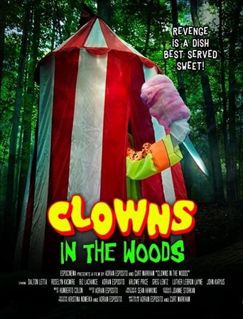 Cartel de Clowns in the Woods