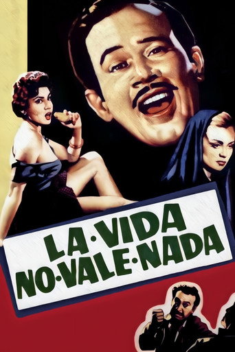 Cartel de La vida no vale nada