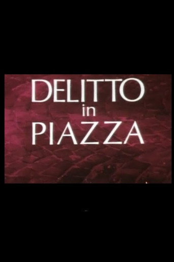 Cartel de Delitto in Piazza