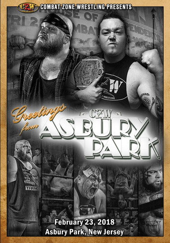 Cartel de CZW Greetings from Asbury Park