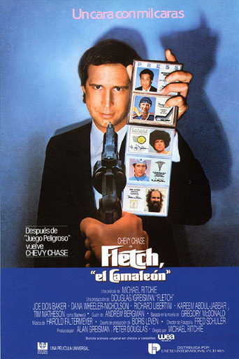 Cartel de Fletch, el camaleón