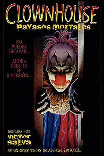Cartel de Clownhouse: Payasos mortales