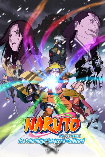 Cartel de Naruto: ¡Batalla ninja en la tierra de la nieve!