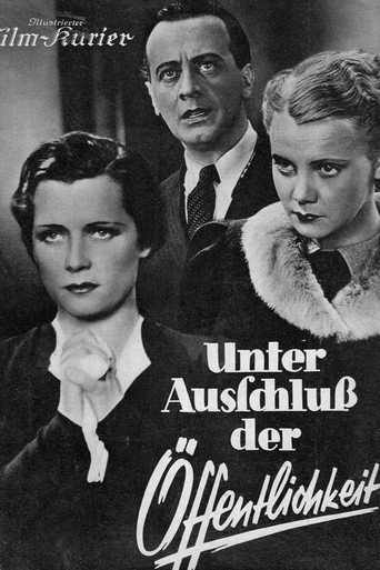 Cartel de Unter Ausschluß der Öffentlichkeit