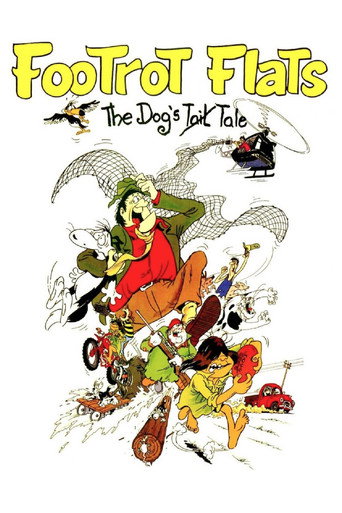 Cartel de Footrot Flats: El cuento del perro