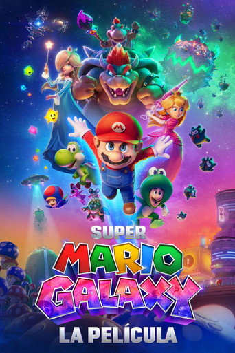 Cartel de Super Mario Galaxy la película