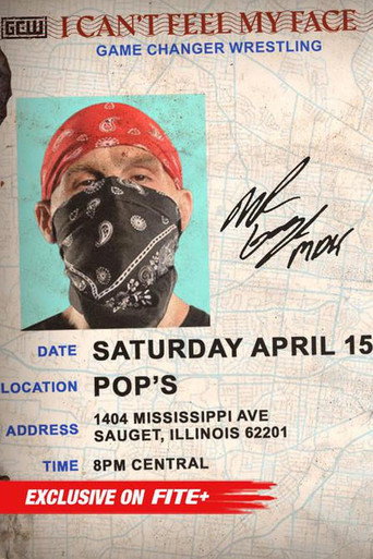 Cartel de GCW I Can't Feel My Face 2023