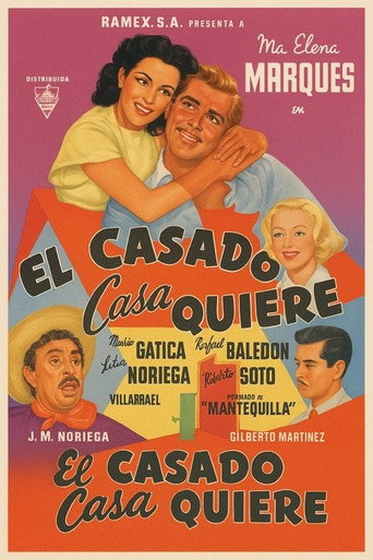 Cartel de El casado casa quiere