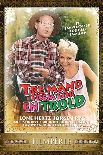 Cartel de Tre mand frem for en trold