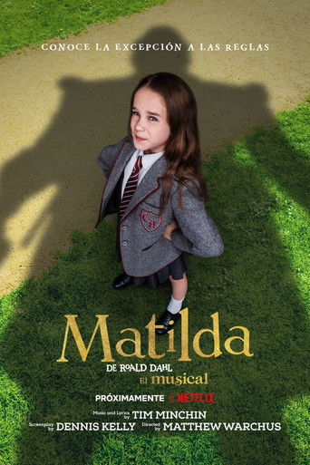 Cartel de Matilda de Roald Dahl: El musical