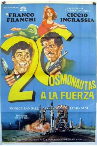 Cartel de Dos cosmonautas a la fuerza