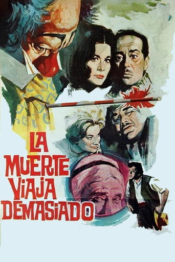 Cartel de La muerte viaja demasiado