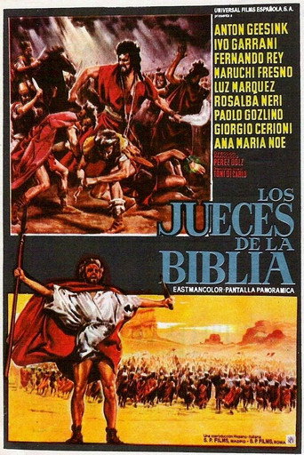 Cartel de Los jueces de la Biblia (Gedeón y Sansón)