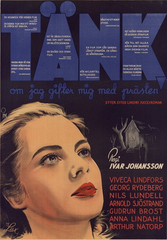 Cartel de Tänk, om jag gifter mig med prästen