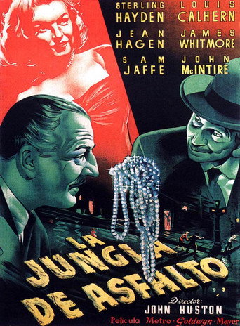 Cartel de La jungla de asfalto