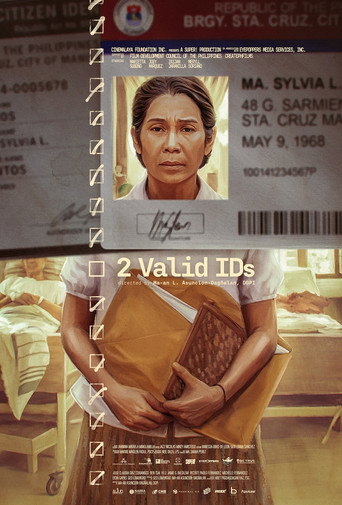 Cartel de 2 Valid IDs