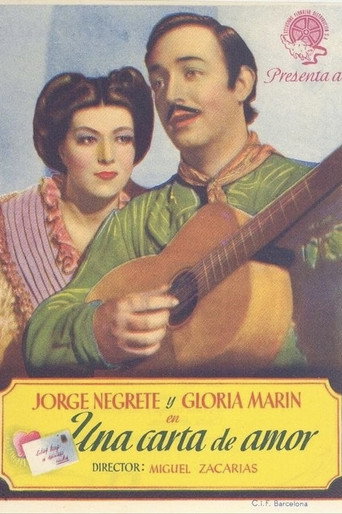 Cartel de Una carta de amor
