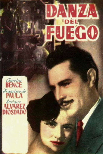 Cartel de La danza del fuego