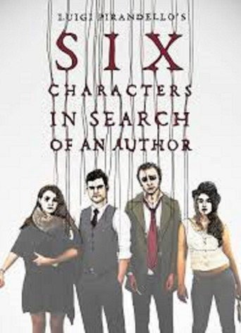 Cartel de Six Characters in Search of An Author