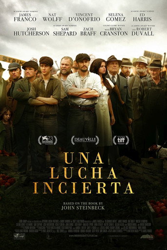 Cartel de Una lucha incierta