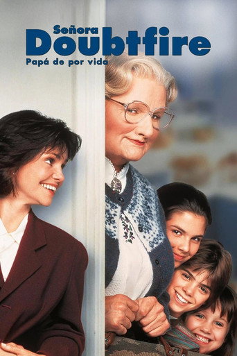 Cartel de Señora Doubtfire: Papá de por vida