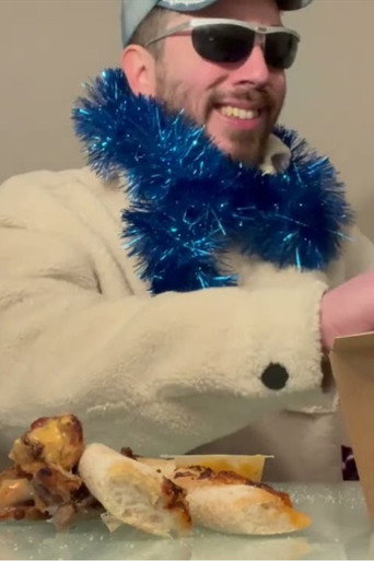 Cartel de Il se saccage le bide à coups de pizzas et de chicken wings un soir de Noël.