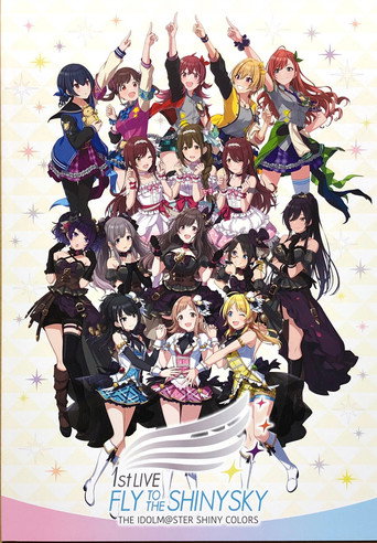 Cartel de THE IDOLM@STER SHINY COLORS 1stLIVE FLY TO THE SHINY SKY