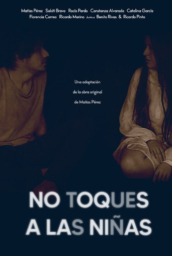 Cartel de No toques a las niñas