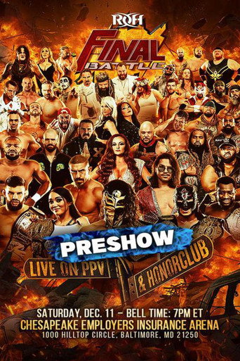 Cartel de ROH Final Battle 2021 - Pre-Show