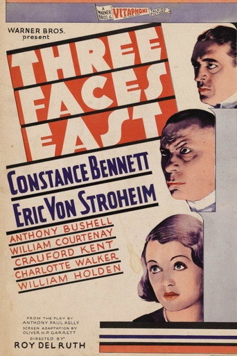 Cartel de Three Faces East