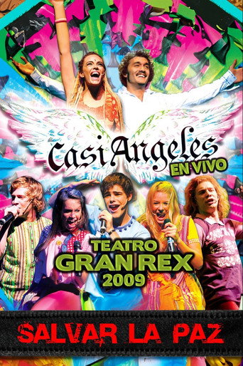 Cartel de Casi ángeles en el teatro Gran Rex 2009