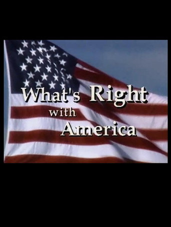 Cartel de What's Right with America
