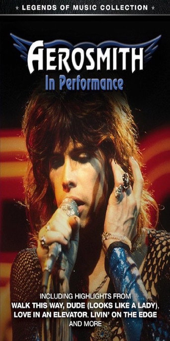 Cartel de Aerosmith in Performance