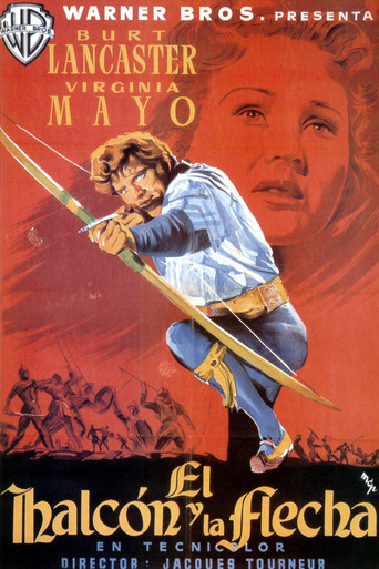 Cartel de El Halcón Y La Flecha