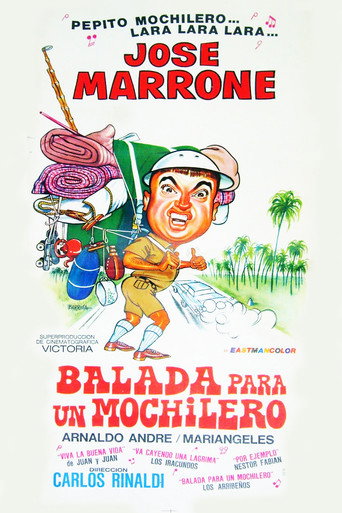 Cartel de Balada para un mochilero