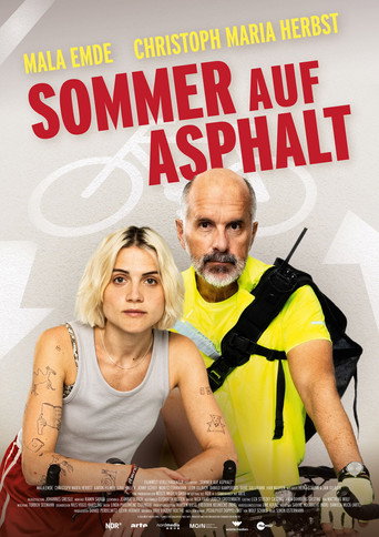 Cartel de Sommer auf Asphalt