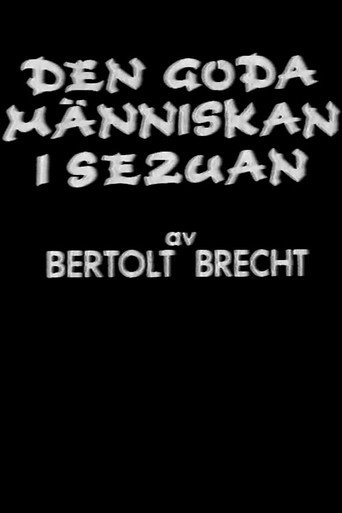 Cartel de Den goda människan i Sezuan