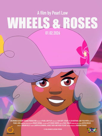 Cartel de WHEELS & ROSES