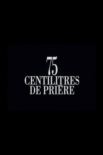 Cartel de 75 centilitres de prière