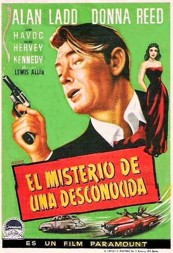 Cartel de El misterio de una desconocida