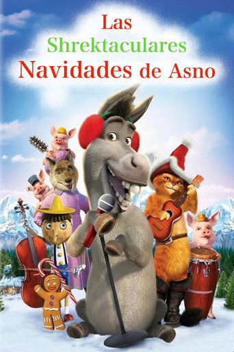 Cartel de Las Shrektaculares Navidades de Asno